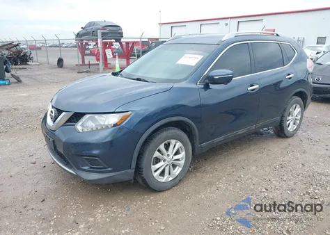 2015 Nissan Rogue Sv из США, поврежденный, VIN 5N1AT2MV3FC896049